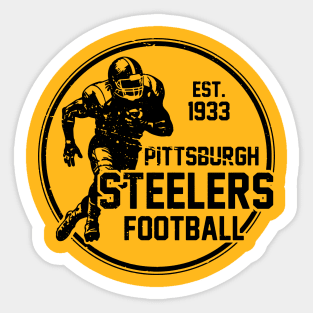 Retro Steelers Sticker